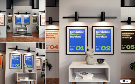 展览海报模型