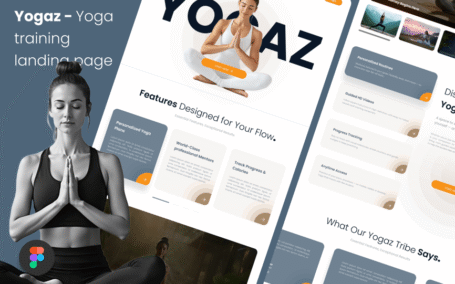 Yogaz – 瑜伽与冥想训练登陆页面