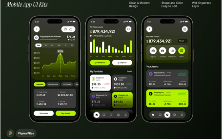 AllyFlow – 投资应用程序移动 UI 套件