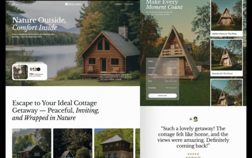Bobocabin – 自然小屋网站