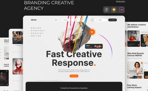 NERVA – 品牌创意机构网站