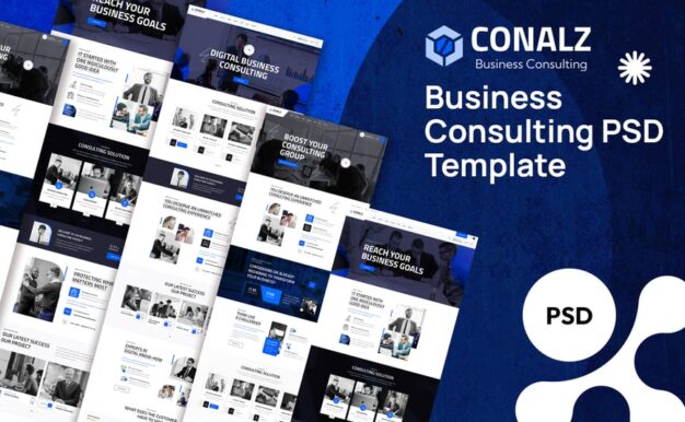 Conalz-商业咨询PSD模板