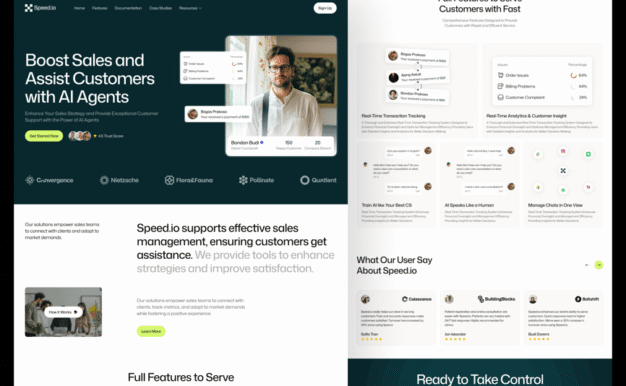 Speed.io – AI代理网站
