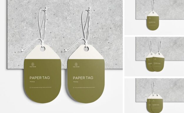 纸质标签模型