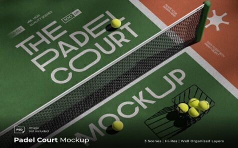 板式网球场地模型