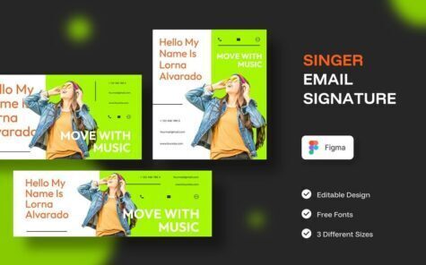 歌手电子邮件签名