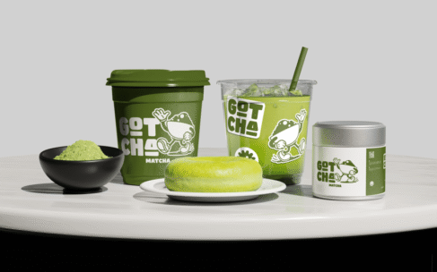 高质量抹茶品牌模型