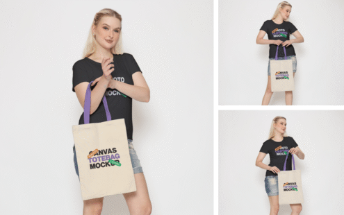 手提袋和T恤样机