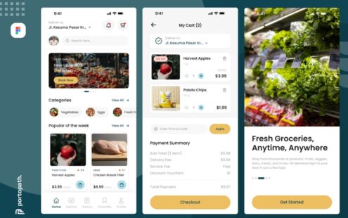 生鲜配送移动应用