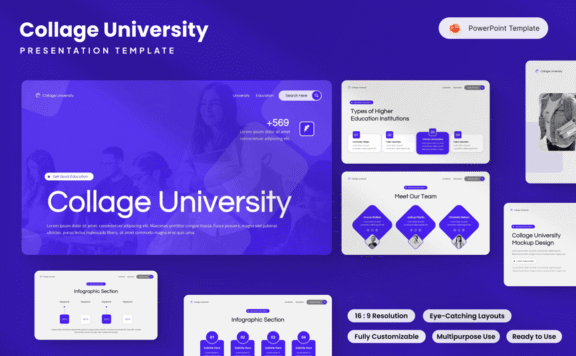 大学演讲PPT模板 (PPTX)