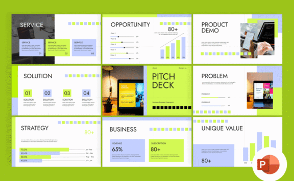 商业计划PPT模板 (PPTX)