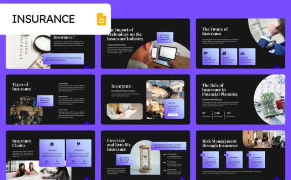 保险建议PPT模板 (PPTX)