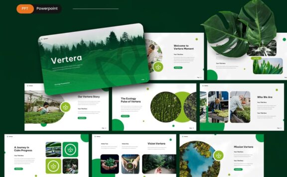 生态学PPT模板 (PPTX,PPT)