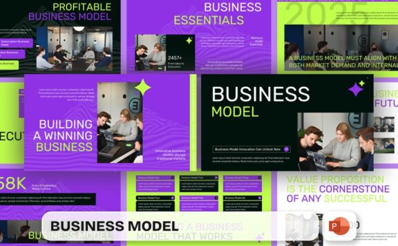 商业模式PPT模板 (PPTX)