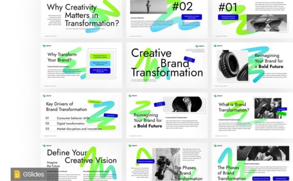 业务转型PPT模板 (PPTX)