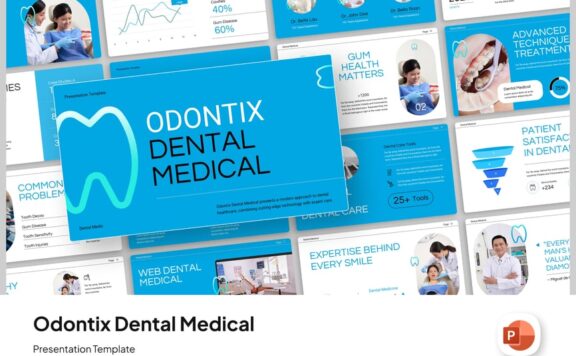 牙科医疗PPT模板