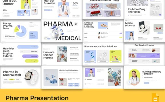 医药公司模板 (PPTX)
