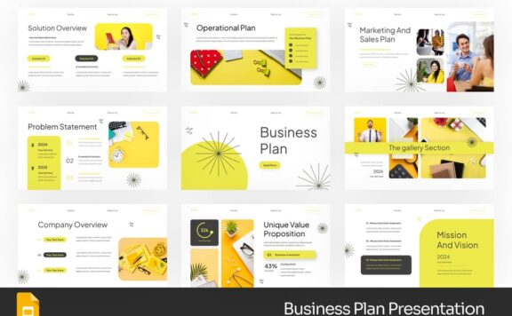 商业计划PPT模板 (PPTX)