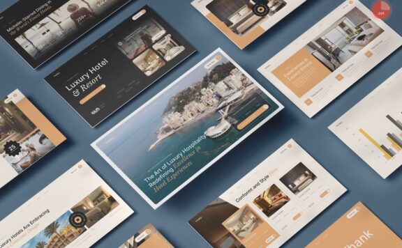 酒店PPT模板 (PPTX)