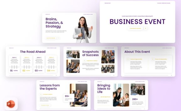 商业活动PPT模板 (PPTX)