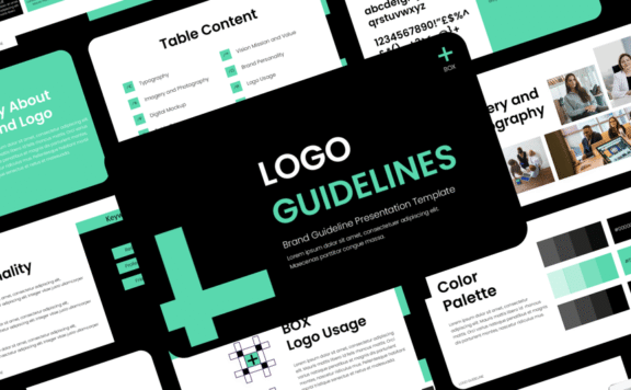 品牌准则演示模板PPT模板 (PPTX)