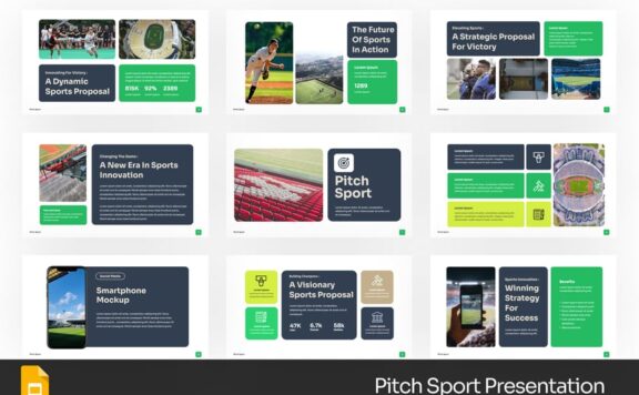 投球运动PPT模板 (PPTX)