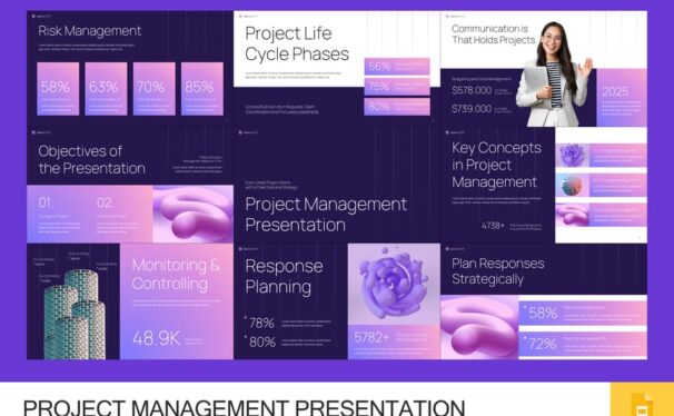项目管理PPT模板 (PPTX)