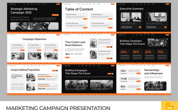 营销活动PPT模板 (PPTX)