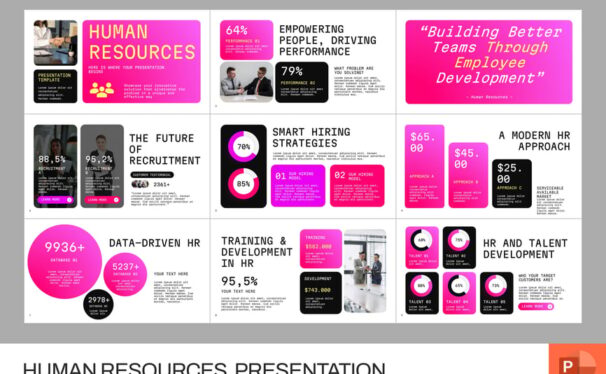 人力资源PPT模板 (PPTX)