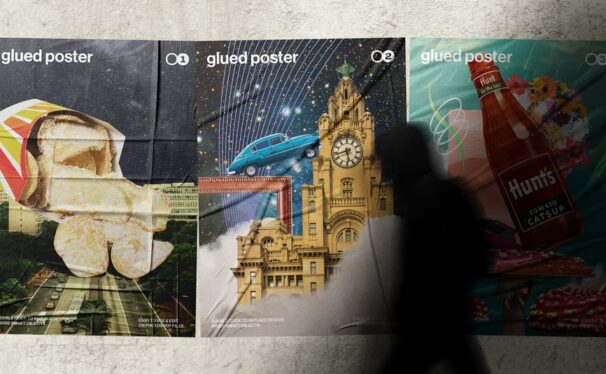 粘贴式海报模型