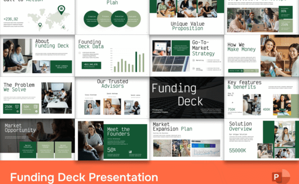 资金规划PPT模板 (PPTX)