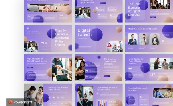 企业产品发布PPT模板 (PPTX)