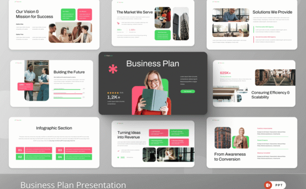 商业计划PPT模板 (PPTX)