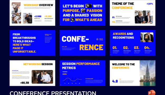 会议PPT模板 (PPTX)