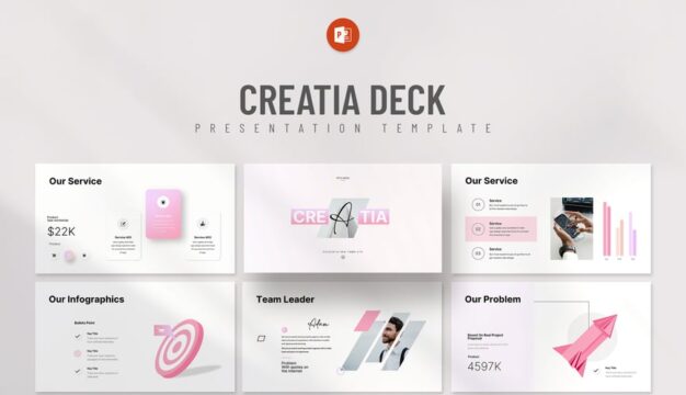 极简主义商业PPT模板 (PPTX)