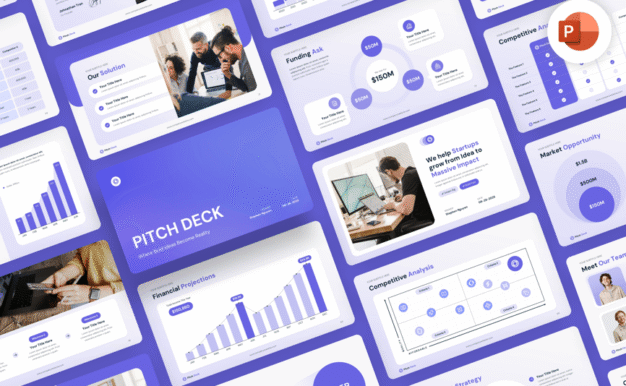 商业路演PPT模板 (PPTX)