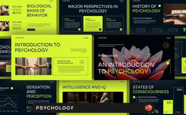 心理学PPT模板 (PPTX)