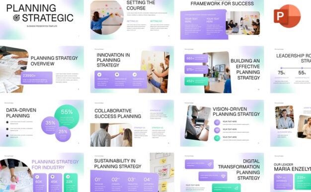 计划战略PPT模板 (PPTX)