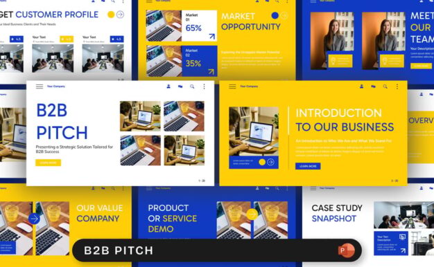 B2B销售 PPT模板 (PPTX)