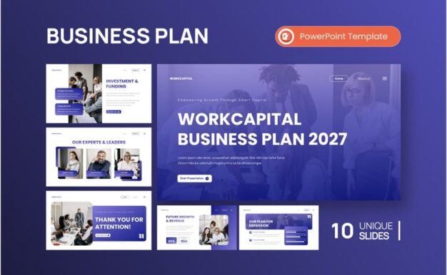商业计划PPT模板 (PPTX)