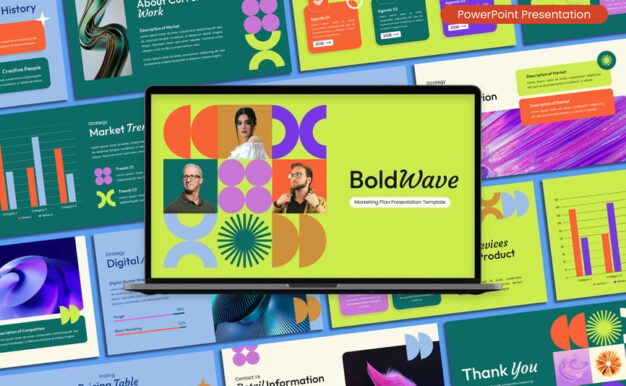 营销计划演示PPT模板 (PPTX,PPT)