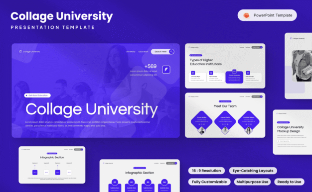 大学演讲PPT模板 (PPTX)