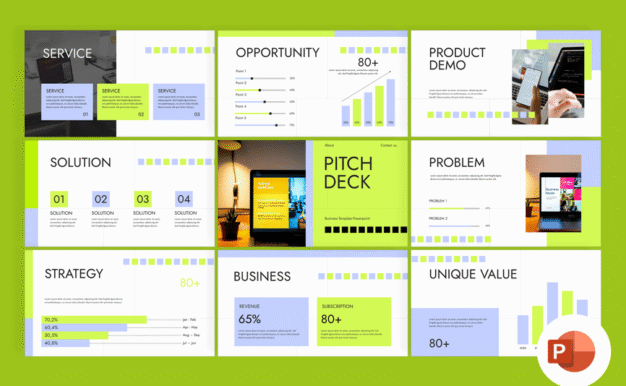 商业计划PPT模板 (PPTX)