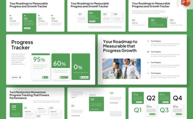 Q1 – Q4 项目进度跟踪汇报 (PPTX)