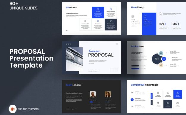 业务建议PPT模板 (PPTX)