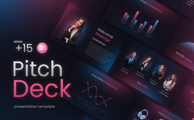 商业计划书PPT模板 (PPTX)