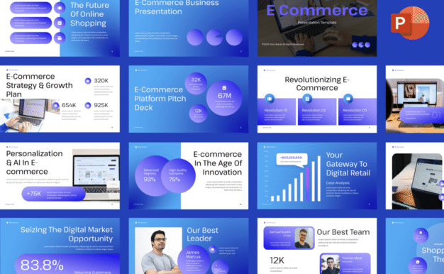 电子商务PPT模板 (PPTX)