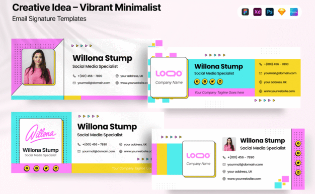 创意灵感——电子邮件签名模板