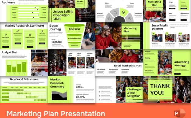 营销计划PPT模板(PPTX)