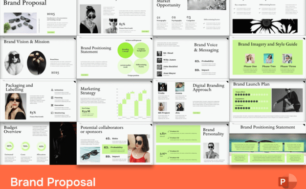 品牌建议PPT模板 (PPTX)